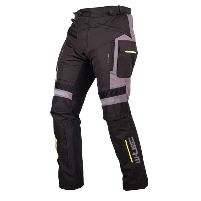 Spodnie motocyklowe turystyczne W-TEC Smackton - czarno-szaro-pomarańczowy