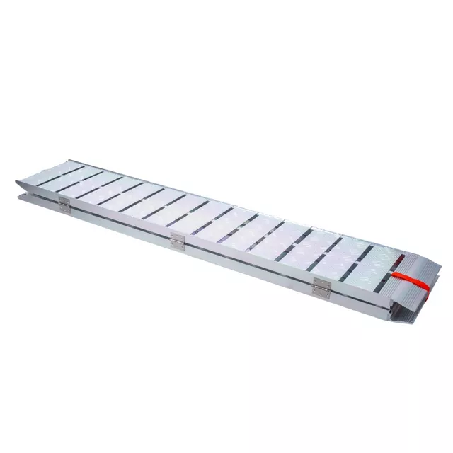 Rampa najazdowa do ATV/UTV W-TEC Gordanox ∙ nośność 340 kg ∙ aluminiowa ∙ składana ∙ 2 pasy mocujące ∙ waga 19,3 kg