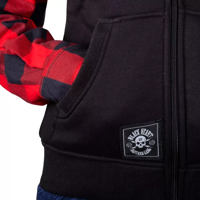 Damska bluza motocyklowa W-TEC Black Heart Ramforge Lady ∙ kieszenie na ochraniacze ∙ podszewka mesh ∙ regulowany kaptur ∙ elastyczne ściągacze