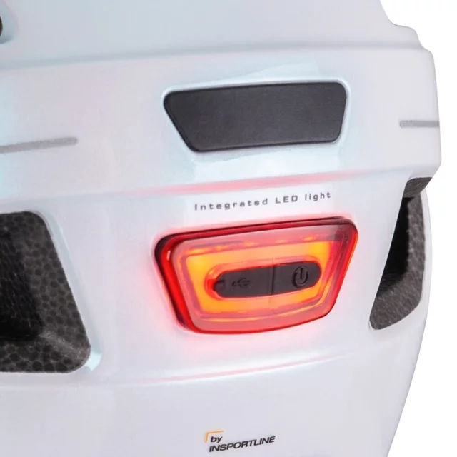 Dziecięcy kask rowerowy ISL Lumiro ∙ wyjmowana lampka LED USB-C ∙ 9 otworów wentylacyjnych ∙ regulacja pokrętłem ∙ In-Mold