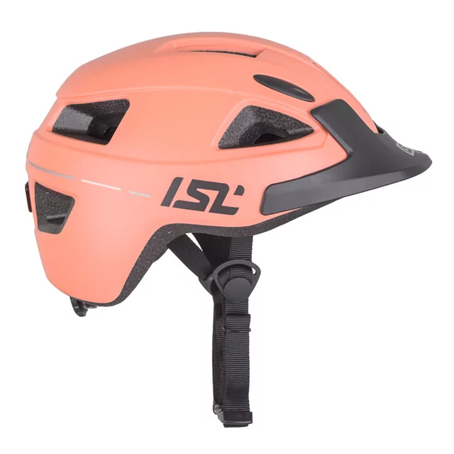 Dziecięcy kask rowerowy ISL Lumiro ∙ wyjmowana lampka LED USB-C ∙ 9 otworów wentylacyjnych ∙ regulacja pokrętłem ∙ In-Mold