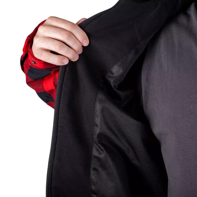 Bluza motocyklowa z kapturem W-TEC Black Heart Ramforge ∙ kieszenie na ochraniacze ∙ podszewka mesh ∙ luźny krój ∙ wyszywane logo