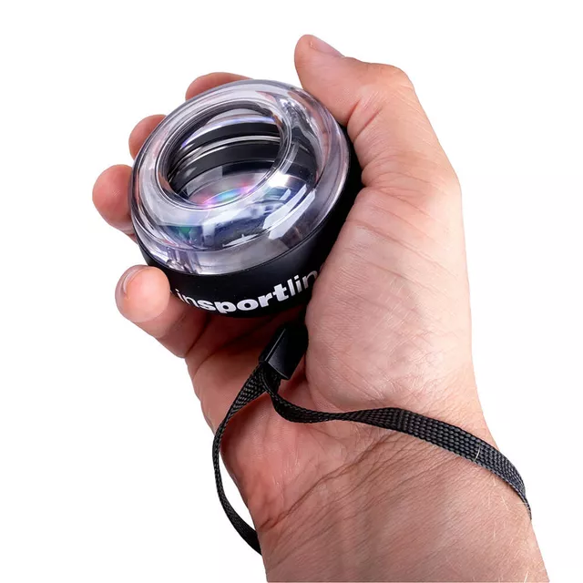 Kula żyroskopowa (wrist ball) inSPORTline MegaSpin ∙ 270 g ∙ wzmacnia nadgarstek i przedramię ∙ opór dynamiczny