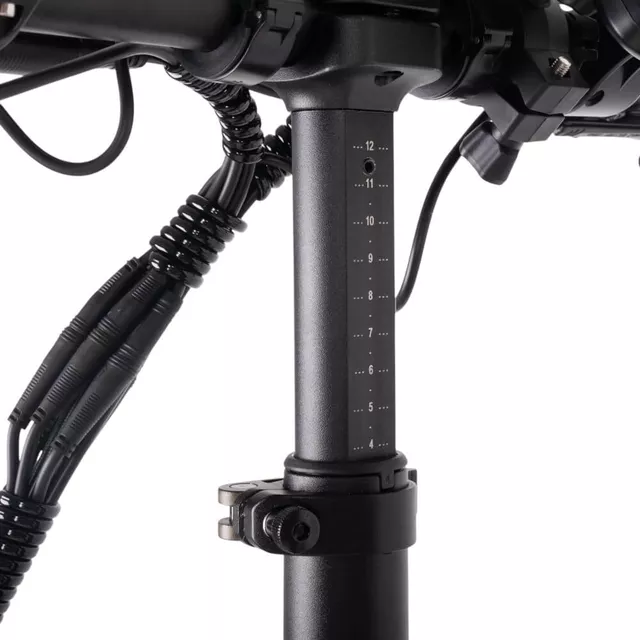 Składany rower elektryczny typu fat bike inSPORTline ISL Baxom 840Wh 20" - Czarny