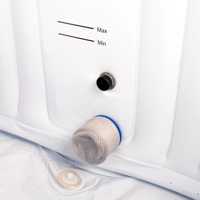 Basen pompowany / jacuzzi inSPORTline Voytano z hydromasażerm ∙ dla 2 osób ∙ 100 dysz hydromasażu ∙ podgrzewanie do 40°C ∙ filtr 1400 l/h - Niebieski