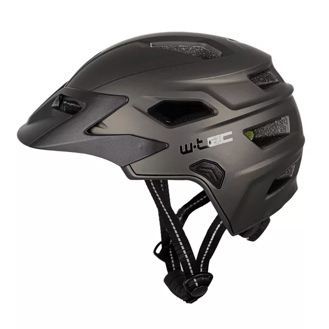 Kask Downhill na rower motor enduro  W-TEC Estreito - Matt Metal