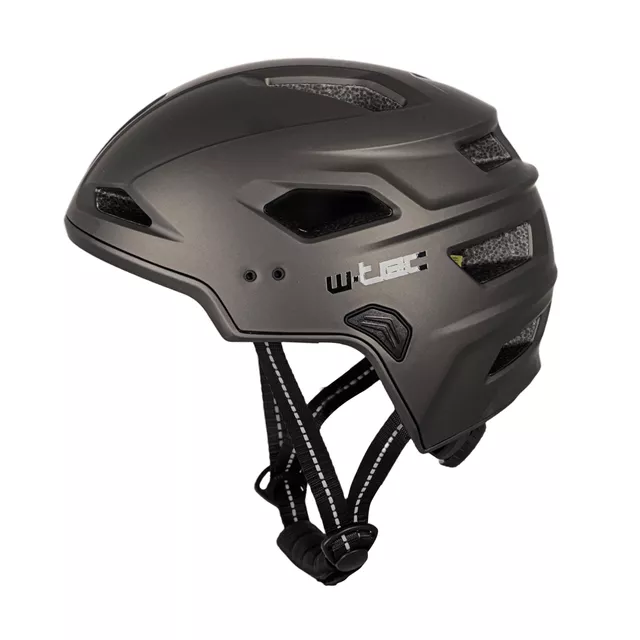 Kask Downhill na rower motor enduro  W-TEC Estreito - Matt Metal