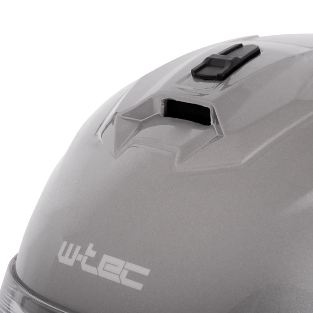 Kask motocyklowy turystyczny pełny W-TEC Buenaventa - szary połysk