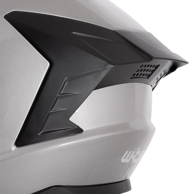 Kask motocyklowy turystyczny pełny W-TEC Buenaventa - szary połysk