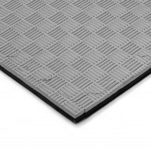 Mata Puzzle tatami podkładka do ćwiczeń inSPORTline Sazegul 100x100x2 cm - mousse mousse-czarny, wzór 5 pasków