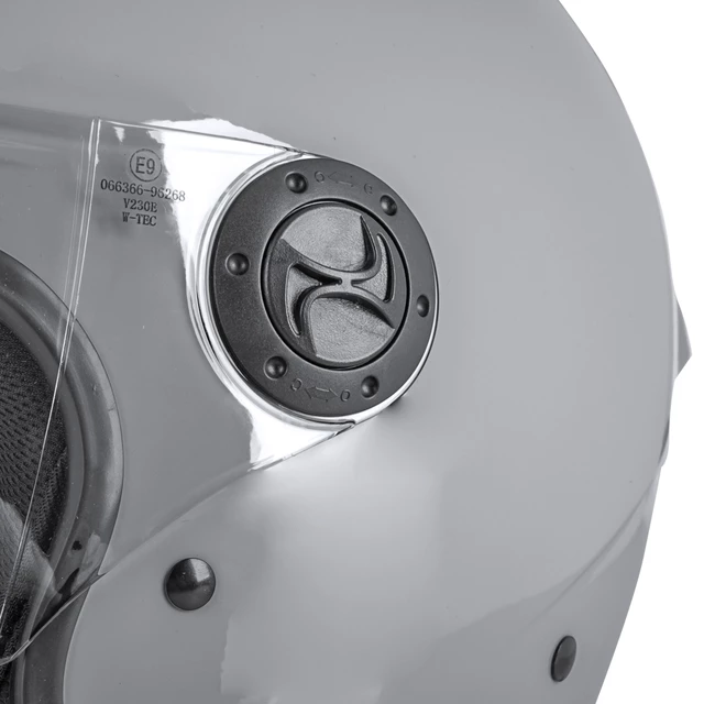 Kask motocyklowy otwarty W-TEC Baraldo - Czarny matowy