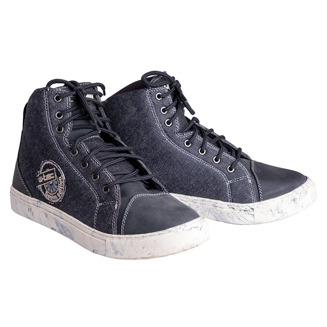Buty motocyklowe W-TEC Denimo - Czarny - Czarny