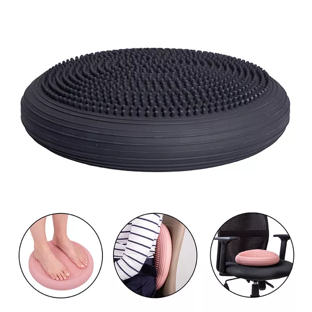 Poduszka balansująca sensomotoryczna inSPORTline Bumy Sitpad ∙ do siedzenia ∙ średnica 33 cm ∙ wys. 6 cm ∙ nośność 300 kg ∙ PVC