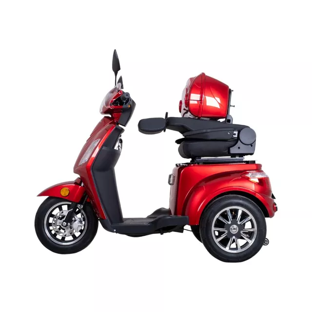 Trójkołowy wózek elektryczny inSPORTline Zorica Deluxe ∙ hamulec elektromagnetyczny ∙ 3 tryby prędkości ∙ zasięg 45 km - Niebieski