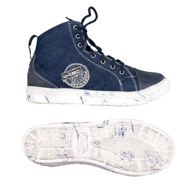 Buty motocyklowe W-TEC Denimo - Czarny