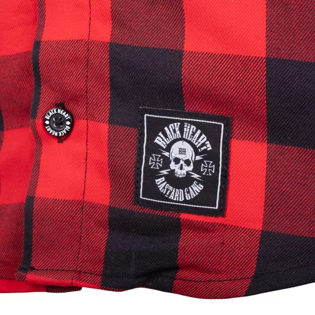 Koszula flanelowa męska motocyklowa W-TEC Black Heart Respector II