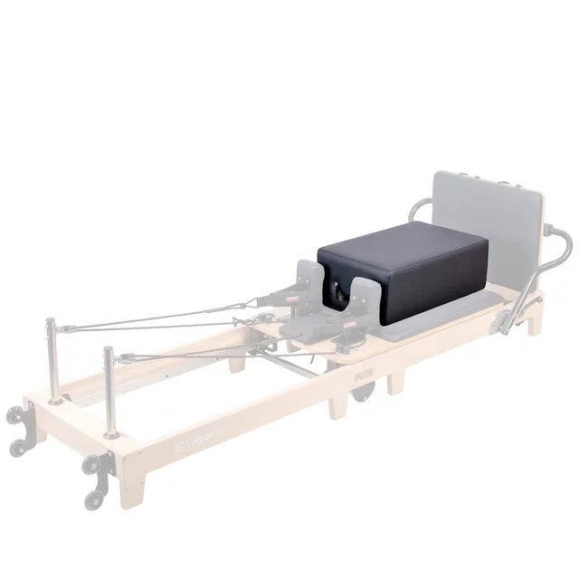 Zapasowy box do pilatesu do reformera inSPORTline Comfolder i Comfolder EVO ∙ drewniana konstrukcja ∙ uchwyty transportowe - Beżowy