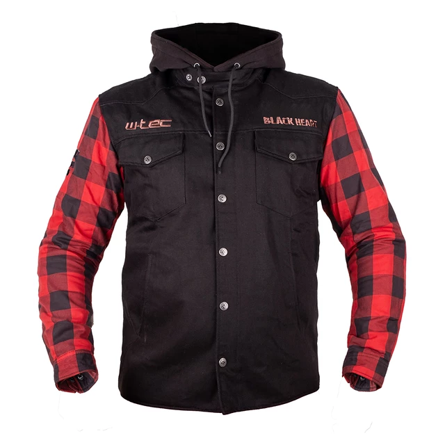 Kurtka motocyklowa W-TEC Black Heart Radikaal - Czerwono-czarny - Czerwono-czarny