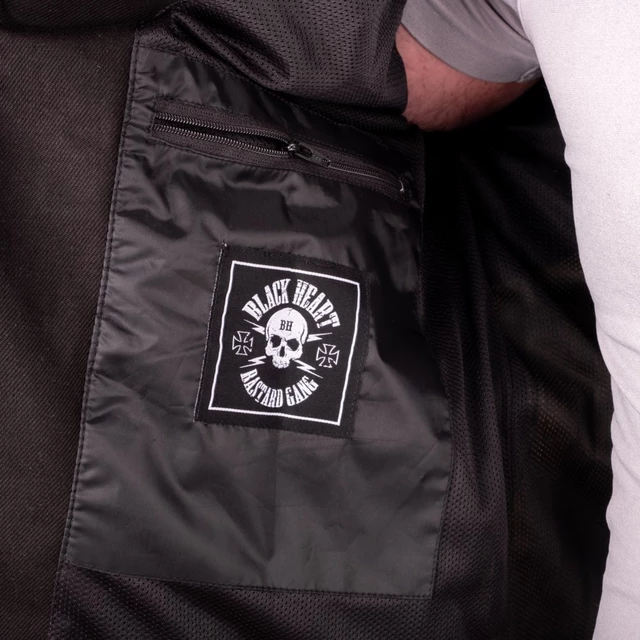 Kurtka motocyklowa W-TEC Black Heart Radikaal - Czerwono-czarny