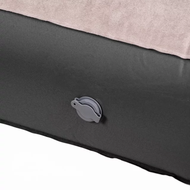 Dwuosobowy materac dmuchany inSPORTline Valkon Duo 192x151x22 cm ∙ pompka elektryczna ∙ nośność 300 kg ∙ powierzchnia welurowa