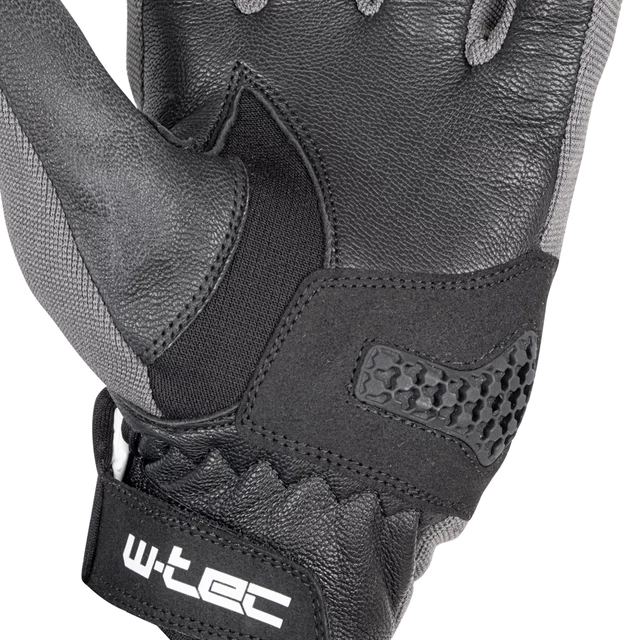 Letnie rękawice motocyklowe W-TEC Groniko - Szaro-czarny