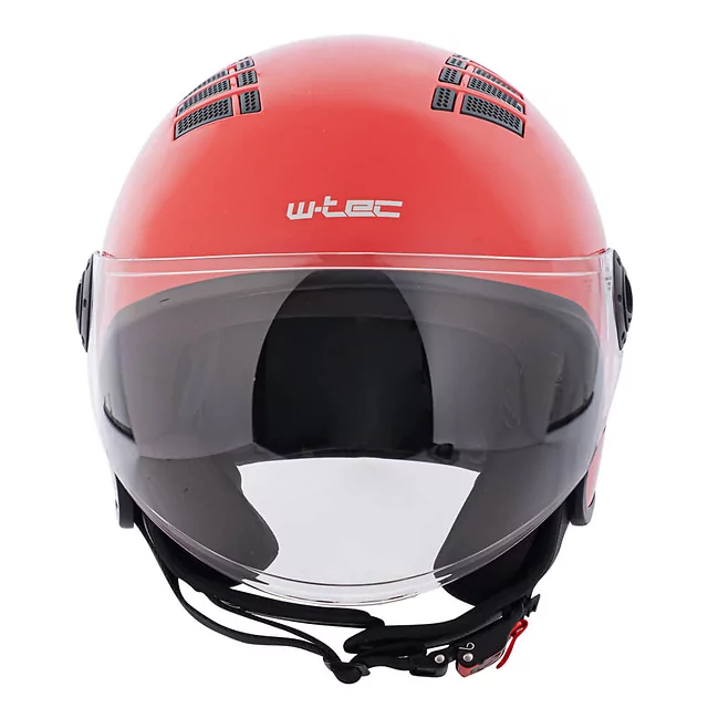 Kask motocyklowy otwarty W-TEC Baraldo Caoba ∙ podnoszony wizjer ∙ wentylacja ∙ wyjmowana wyściółka ∙ zapięcie mikrometryczne