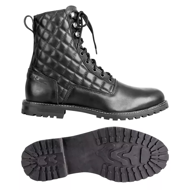 Damskie skórzane buty motocyklowe W-TEC Leocia Black
