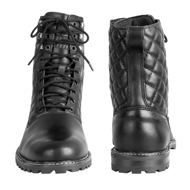 Damskie skórzane buty motocyklowe W-TEC Leocia Black