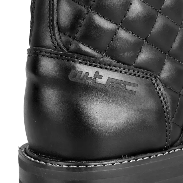 Damskie skórzane buty motocyklowe W-TEC Leocia Black