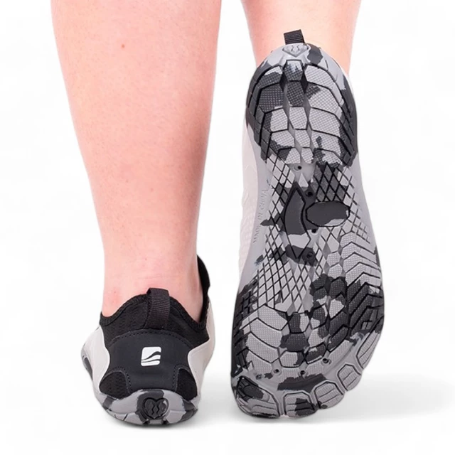 Buty / jeżowce do wody unisex inSPORTline Solaric ∙ ochrona stopy ∙ oddychające ∙ gumowe wzmocnienia ∙ wkładka EVA ∙ lekka waga 225 g - Czarny