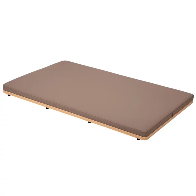 Platforma wypełniająca do reformera Pilates inSPORTline Comfolder EVO ∙ nośność 120 kg ∙ drewno dębowe ∙ skóra PU - Beżowy