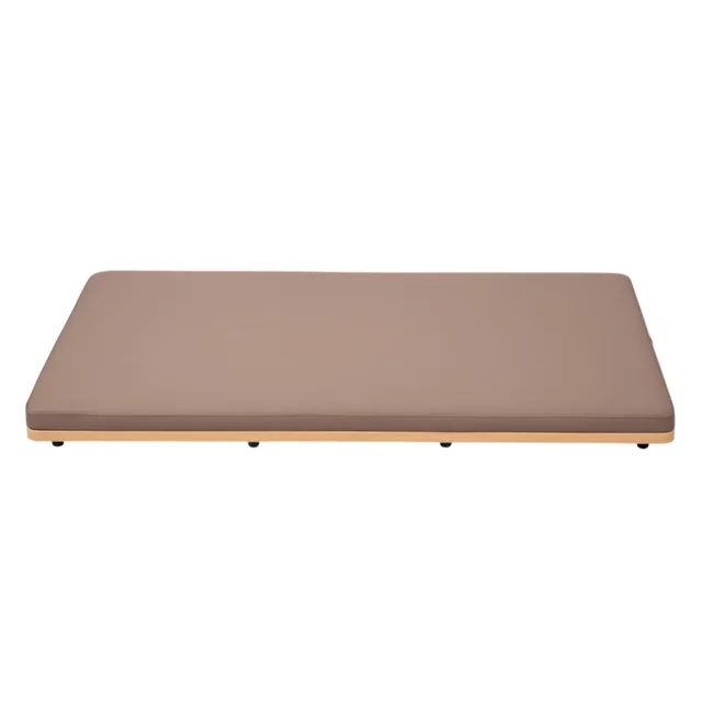 Platforma wypełniająca do reformera Pilates inSPORTline Comfolder EVO ∙ nośność 120 kg ∙ drewno dębowe ∙ skóra PU - Beżowy