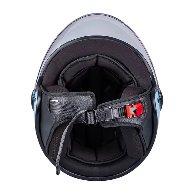 Kask motocyklowy otwarty W-TEC Baraldo Celeste ∙ uchylny wizjer ∙ zapięcie mikrometryczne ∙ wyjmowana wyściółka ∙ homologacja