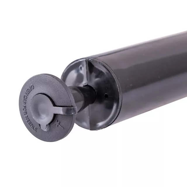 Pompka ręczna inSPORTline Blakpump ∙ do nadmuchiwania piłek ∙ ultra lekka 33 g ∙ ergonomiczna ∙ z igłą w uchwycie ∙ odporna na uszkodzenia