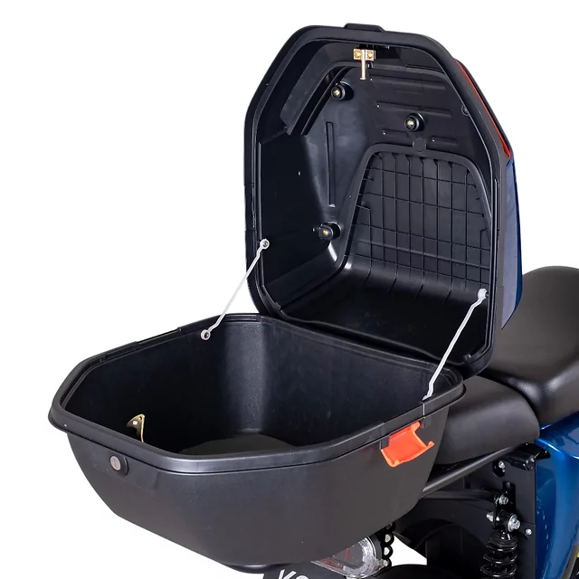 Skuter elektryczny W-TEC Raike II 10" ∙ hamulce tarczowe hydrauliczne ∙ zasięg 65 km ∙ nośność 115 kg ∙ zamykany bagażnik - Niebieski-czarny