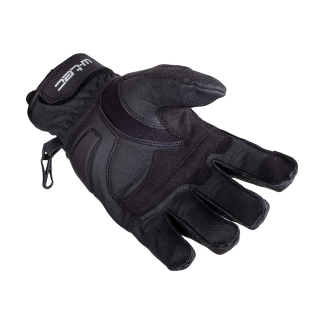 Skórzane rękawice motocyklowe W-TEC Binaluck - Czarny