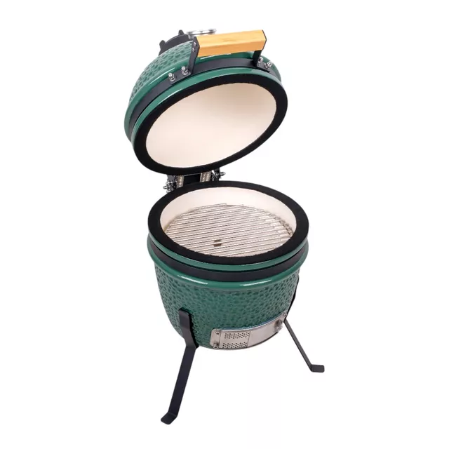 Grill ogrodowy kamado inSPORTline Pasionato 12″ ∙ ceramika ∙ termometr ∙ niskie spalanie