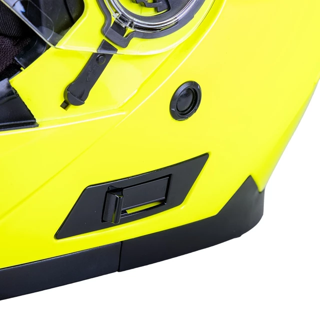 Kask motocyklowy z otwieraną szczęką + blenda W-TEC Cullo - czarny mat