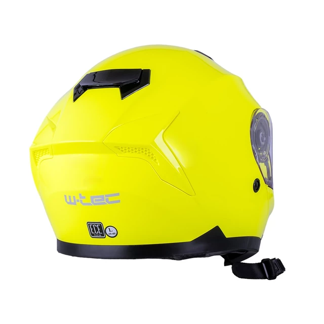 Kask motocyklowy z otwieraną szczęką + blenda W-TEC Cullo - czarny mat