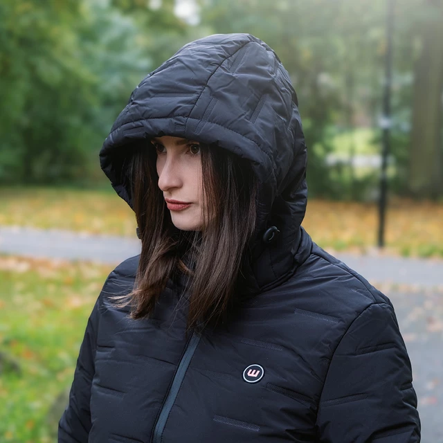 Damska kurtka ogrzewana W-TEC HEATborg Lady ∙ 7 stref grzewczych ∙ włókno węglowe ∙ 3 tryby temp. ∙ waga 880 g ∙ wodoodporna