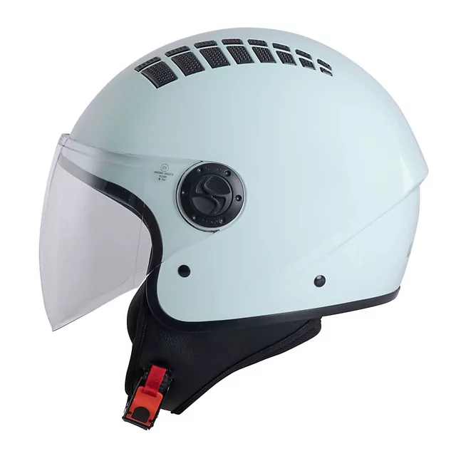 Kask motocyklowy otwarty W-TEC Baraldo Menta ∙ homologacja ∙ wizjer podnoszony ∙ wentylacja ∙ wyściółka zdejmowana