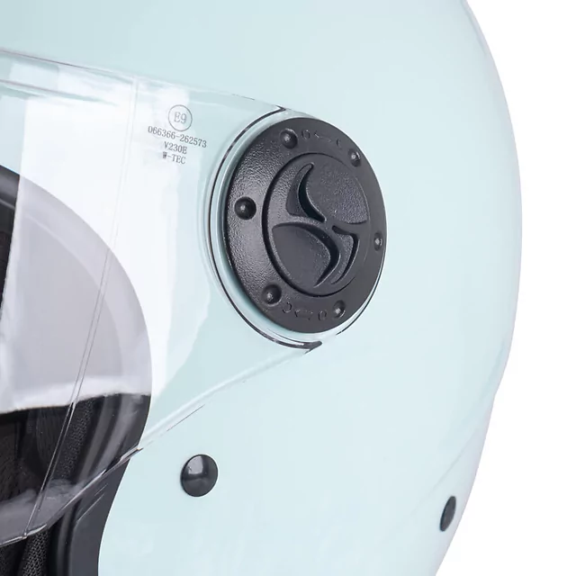 Kask motocyklowy otwarty W-TEC Baraldo Menta ∙ homologacja ∙ wizjer podnoszony ∙ wentylacja ∙ wyściółka zdejmowana