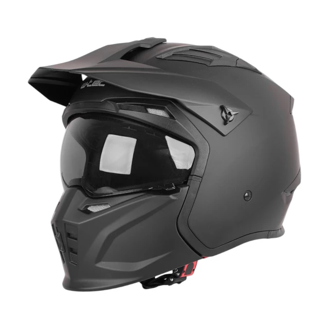Kask motocyklowy modułowy W-TEC Badalone ∙ 3w1 ∙ zdejmowany daszek ∙ osłona przeciwsłoneczna ∙ kompatybilny z interkomem