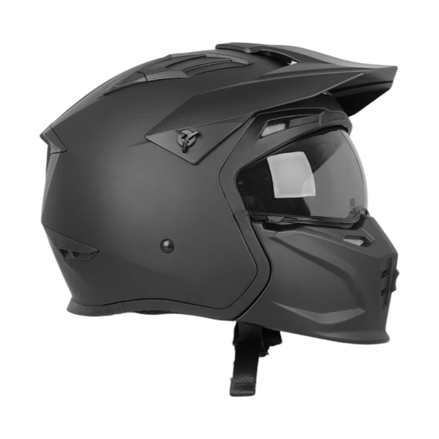 Kask motocyklowy modułowy W-TEC Badalone ∙ 3w1 ∙ zdejmowany daszek ∙ osłona przeciwsłoneczna ∙ kompatybilny z interkomem