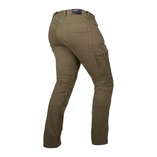Spodnie motocyklowe męskie jeansy W-TEC Wallbridge Olive