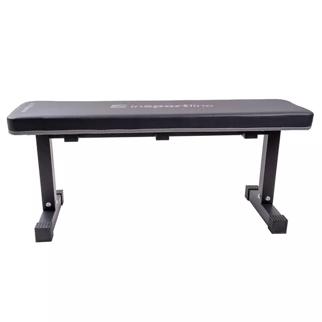 Ławka do ćwiczeń prosta inSPORTline ON-X SB50 ∙ stabilna rama 50×50 mm ∙ tapicerka 6 cm ∙ 110 kg udźwigu