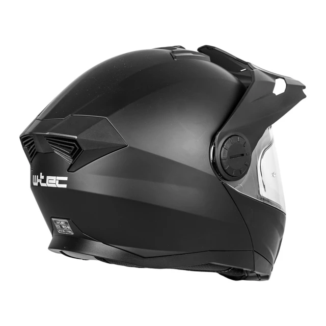 Kask motocyklowy enduro Flip-Up W-TEC Biscaia P/J - beżowy matowy