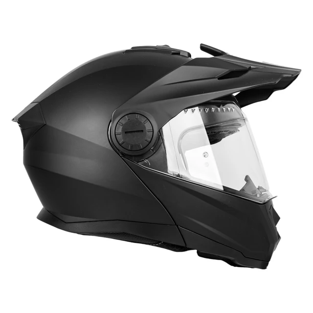 Kask motocyklowy enduro Flip-Up W-TEC Biscaia P/J - beżowy matowy