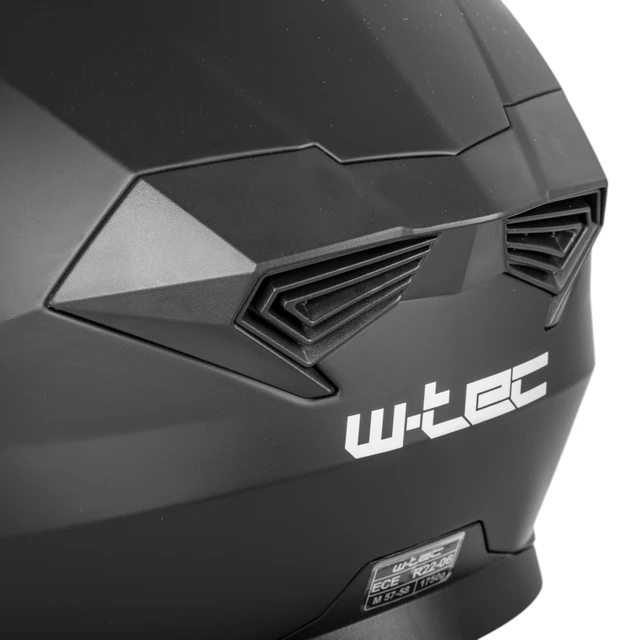 Kask motocyklowy enduro Flip-Up W-TEC Biscaia P/J - beżowy matowy