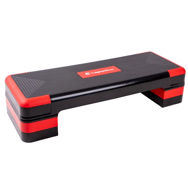 Step fitness / aerobik inSPORTline AS250 ∙ 3 poziomy wysokości ∙ antypoślizgowy ∙ stabilne nóżki ∙ lekki 4,2 kg